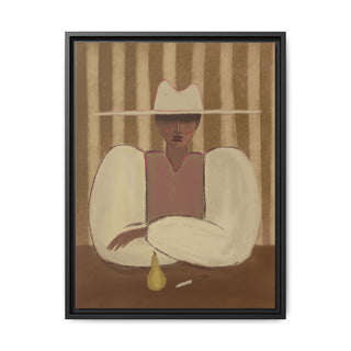 Pear Lady - Canvas in Frame