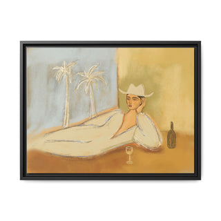 Relaxing Day 1 - Canvas In Frame