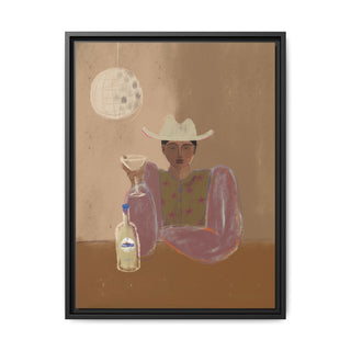 Martini Disco - Canvas in Frame
