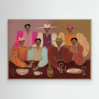 The Dinner Club - Canvas (frame)