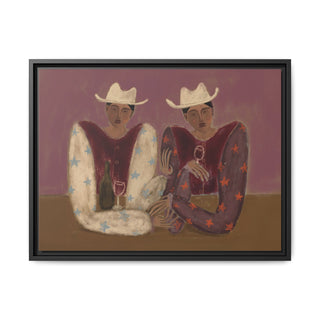Good Ranch Talk - Canvas In Frame