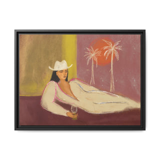 Relaxing Day 3 - Canvas In Frame