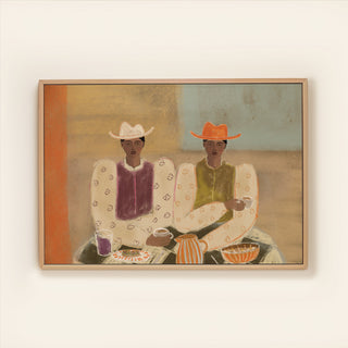Breakfast For Two - Canvas (Frame)