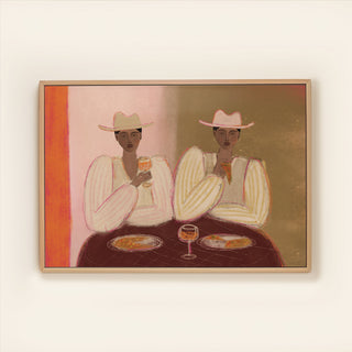 Aperol Pizza Party - Canvas (Frame)