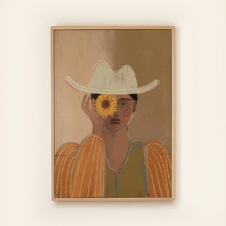 Flowergirl - Canvas ( Frame)