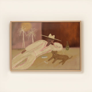 Relaxing Doggy Day - Canvas (Frame)