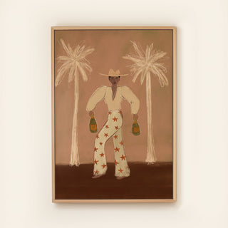 Champagne Star - Canvas (Frame)