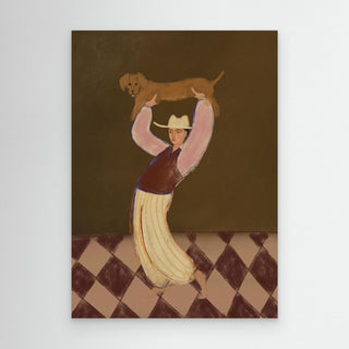 Dachshund Love - Canvas (Frame)