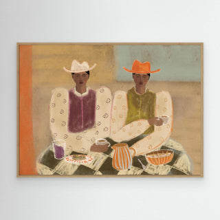 Breakfast for Two - Canvas (Frame)