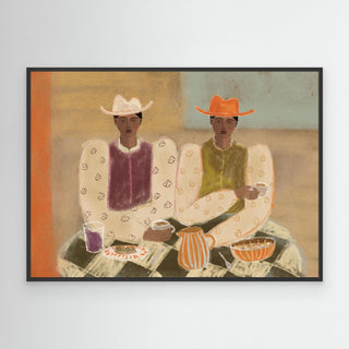 Breakfast for Two - Canvas (Frame)