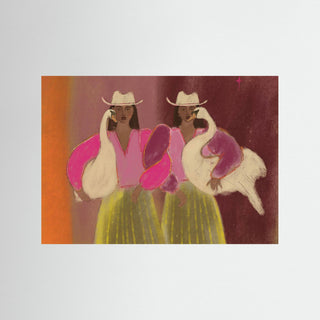 Swan Sisters - Fine Art Print