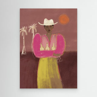Drinks At The Beach - Canvas ( Frame)   
