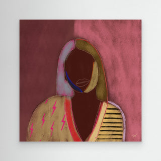 Silhouette Lady 13 - Canvas