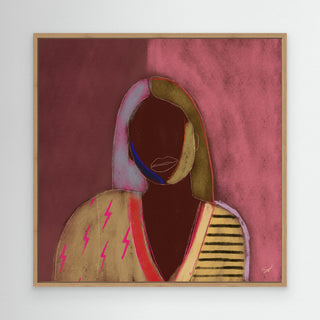 Silhouette Lady 13 - Canvas
