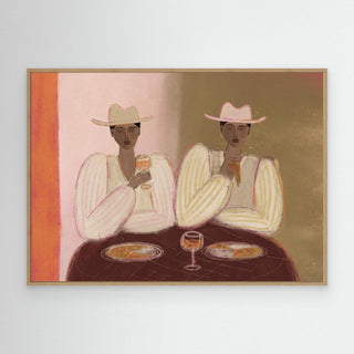 Aperol Pizza Party - Canvas (Frame) 