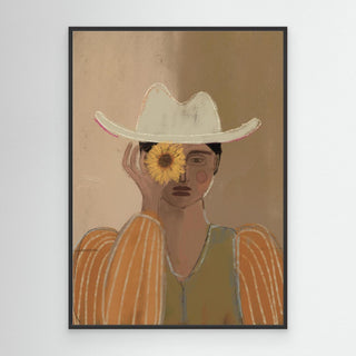 Flowergirl - Canvas ( Frame) 