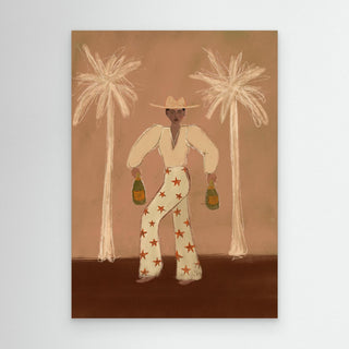 Champagne Star - Canvas (Frame)