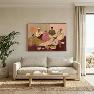 Picnic  - Canvas (Frame) 