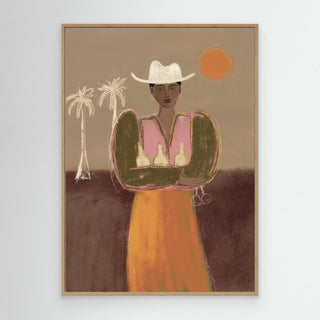 Drinks At The Beach 2 - Canvas ( Frame)   