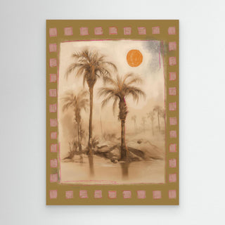 Under The Palmtrees - Canvas ( Frame) 