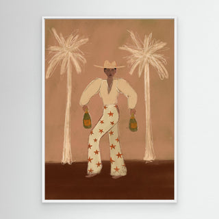 Champagne Star - Canvas (Frame)