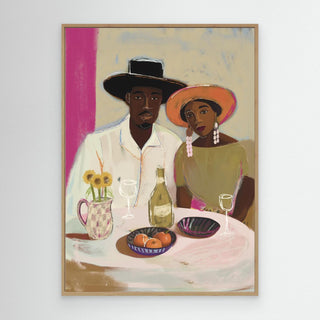 Wine O Clock - Canvas ( Frame)  