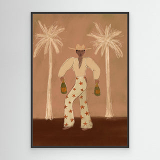 Champagne Star - Canvas (Frame)
