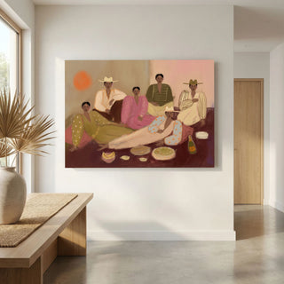 Picnic  - Canvas (Frame) 