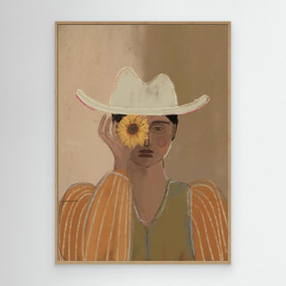 Flowergirl - Canvas ( Frame) 