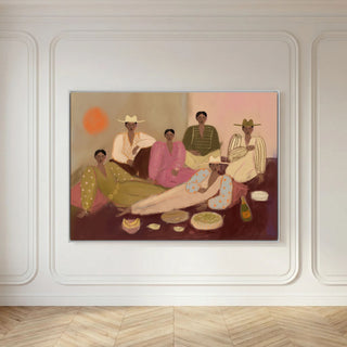 Picnic  - Canvas (Frame) 