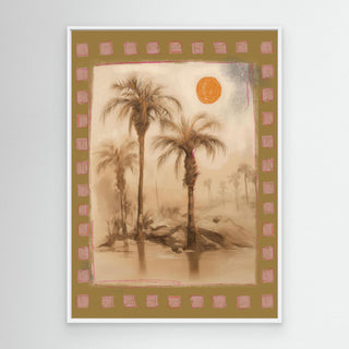 Under The Palmtrees - Canvas ( Frame) 