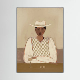 White Wine - Canvas ( Frame)   