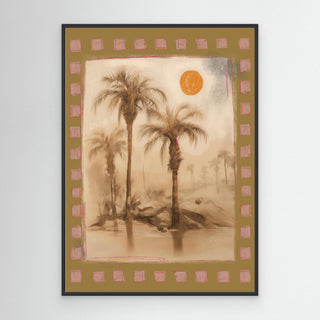 Under The Palmtrees - Canvas ( Frame) 