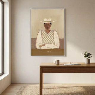White Wine - Canvas ( Frame)   