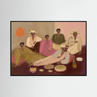 Picnic  - Canvas (Frame) 