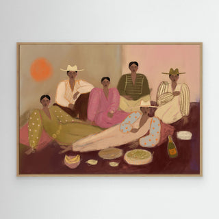 Picnic  - Canvas (Frame) 