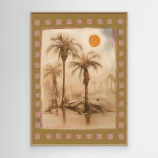 Under The Palmtrees - Canvas ( Frame) 