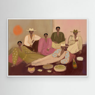 Picnic  - Canvas (Frame) 