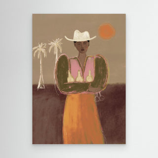 Drinks At The Beach 2 - Canvas ( Frame)   
