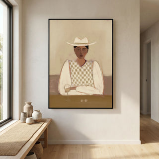 White Wine - Canvas ( Frame)   