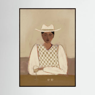 White Wine - Canvas ( Frame)   