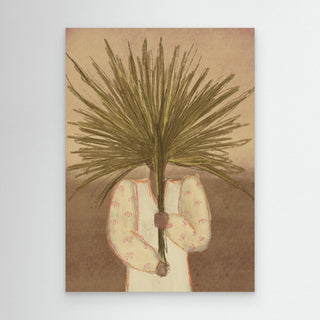 Palmgirl Beige - Canvas (Frame) 