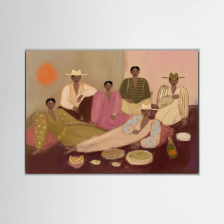 Picnic  - Canvas (Frame) 