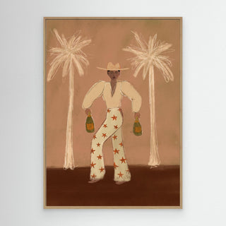 Champagne Star - Canvas (Frame)