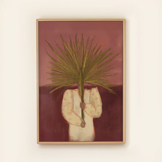 Palmgirl Pink - Canvas ( Frame)