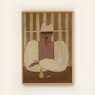 Pear Lady - Canvas ( Frame)