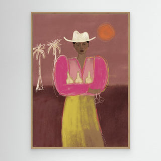 Drinks At The Beach - Canvas ( Frame)   