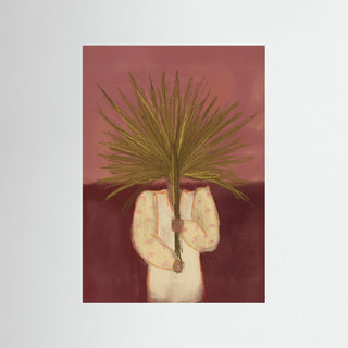 Palm Girl Pink - Fine Art Print
