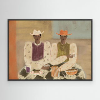Breakfast For Two - Canvas (Frame)