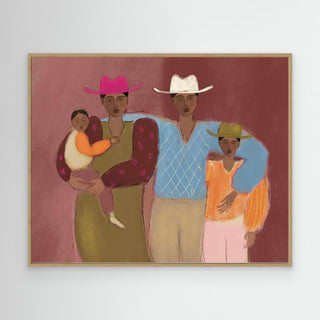 The Family - Oak Frame
